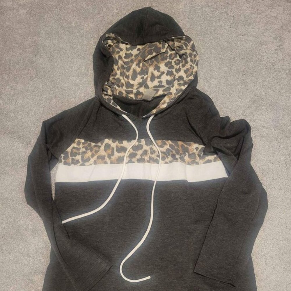 Leopard Lightweight Hoodie